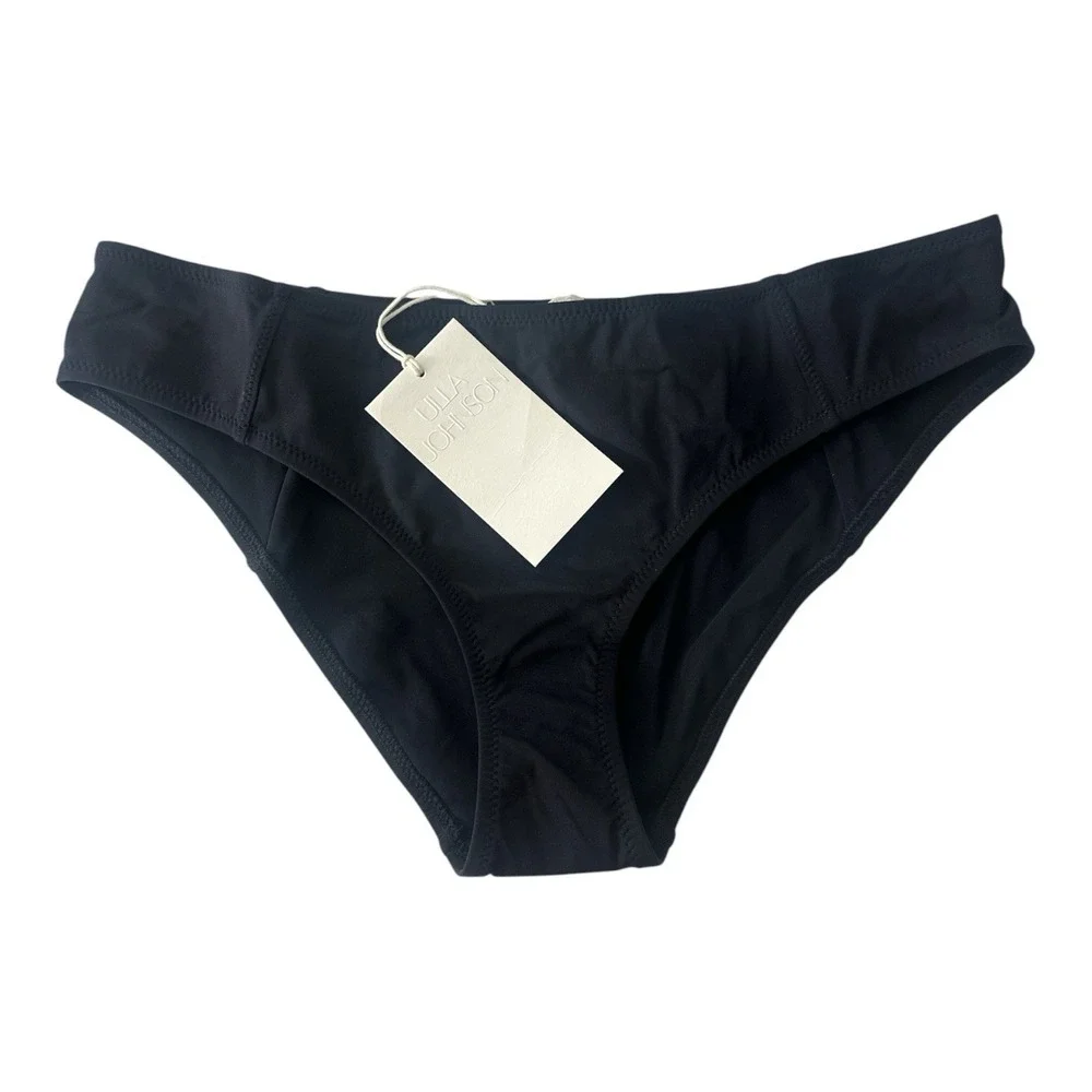 New ULLA Johnson Lea Bikini Set Swimsuit Women's Large Black Beach Vacation